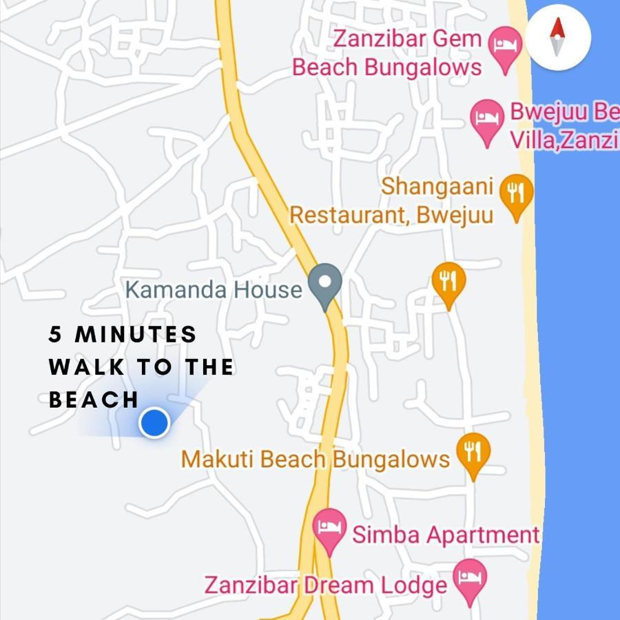 New Arisen Bungalows Bwejuu Eksteriør billede